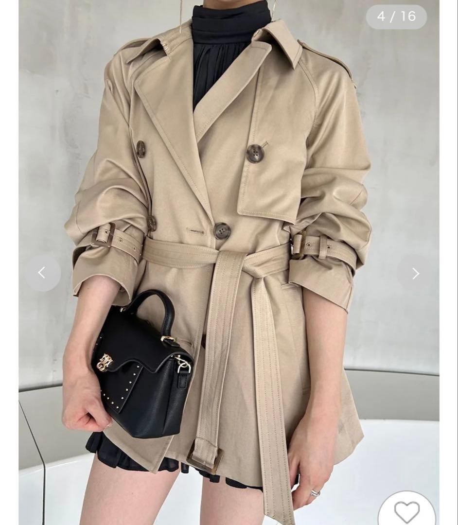 snidelバリエーションミドルトレンチコート