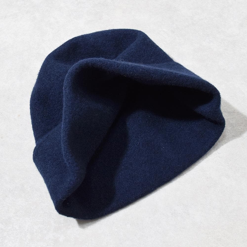 フォーティファイブ 45R ウール フェルト 変形 ハット ロゴ刺繍 ネイビー