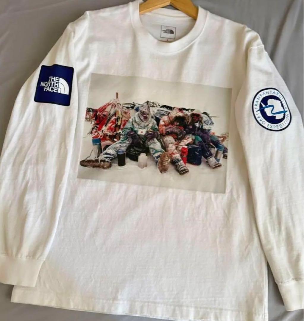 レア】週末値下ノースフェイス ロングスリーブ トランスアンタークティカ ティー