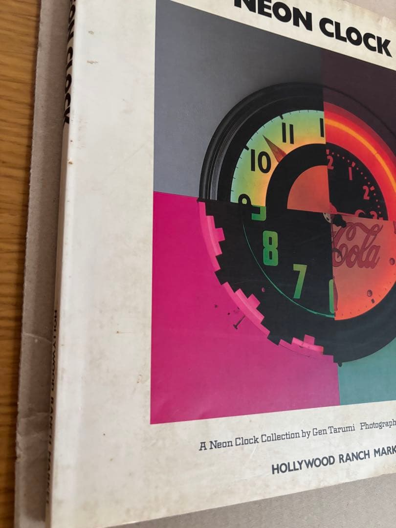 NEONCLOCK ネオンクロック ハリウッドランチマーケット　アート　レア　本