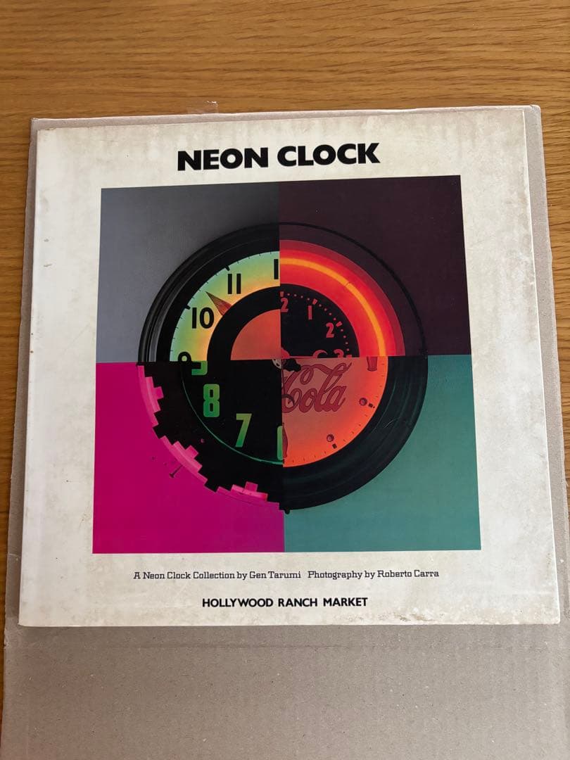 NEONCLOCK ネオンクロック ハリウッドランチマーケット　アート　レア　本