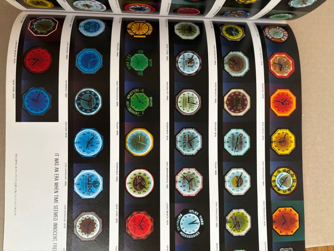 NEONCLOCK ネオンクロック ハリウッドランチマーケット　アート　レア　本