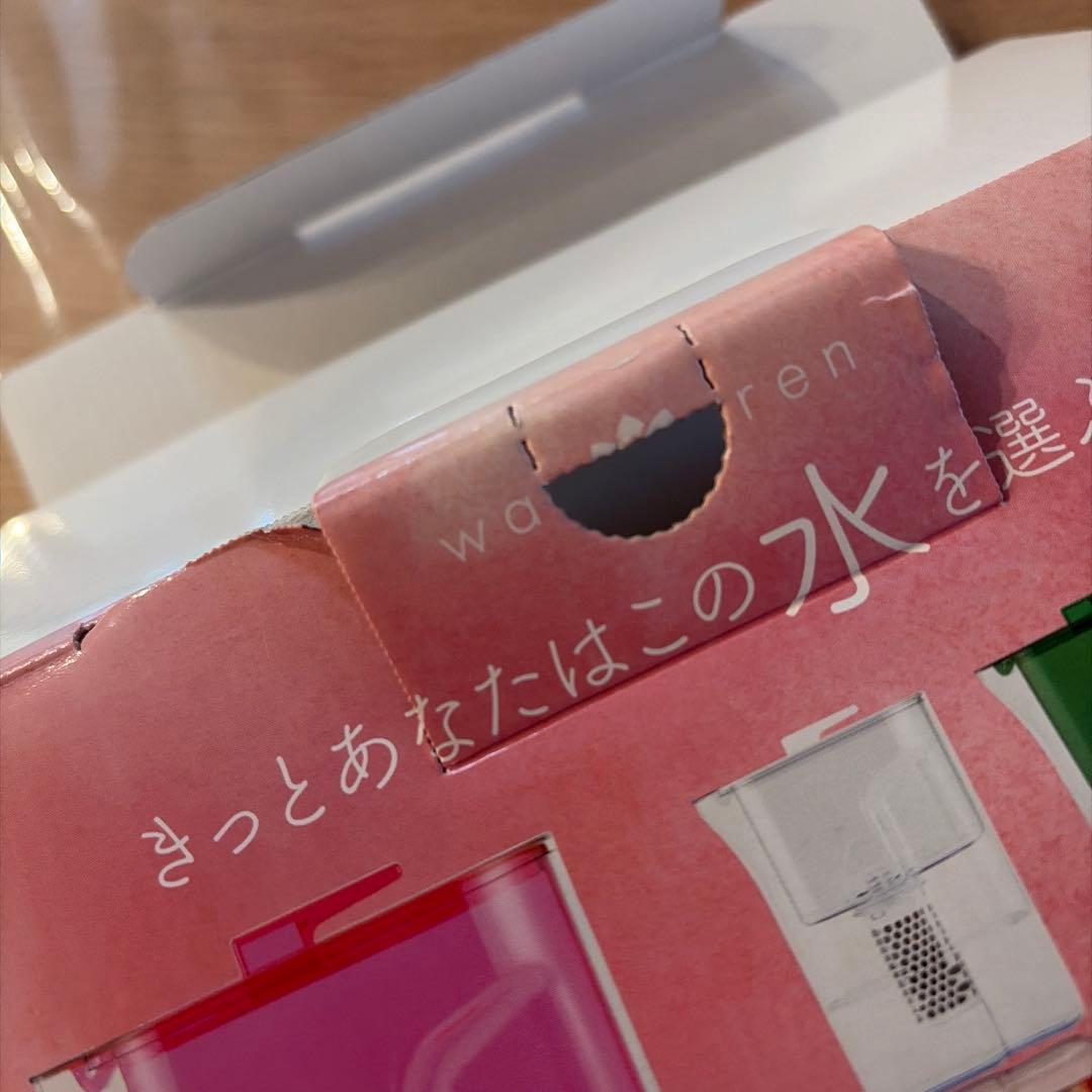和蓮 水135 ポット型浄水器 ピンク