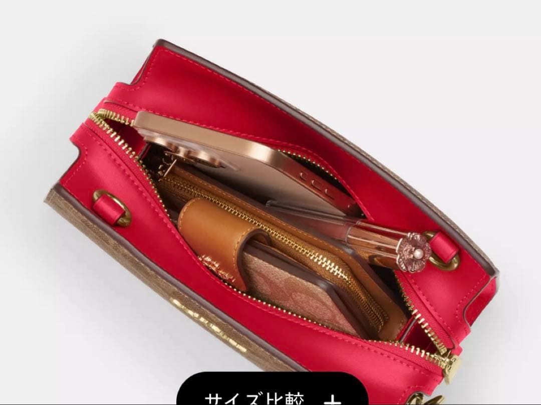 清水さまCOACH　シグネチャークロスボディ レディース
