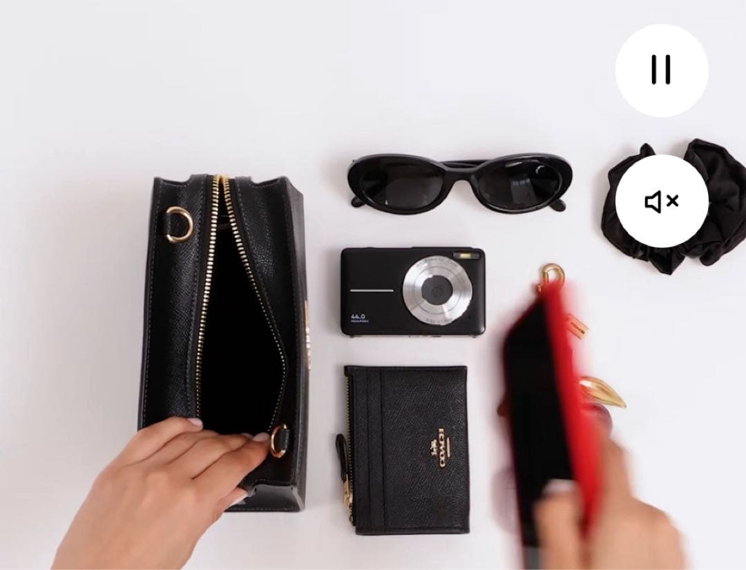 清水さまCOACH　シグネチャークロスボディ レディース