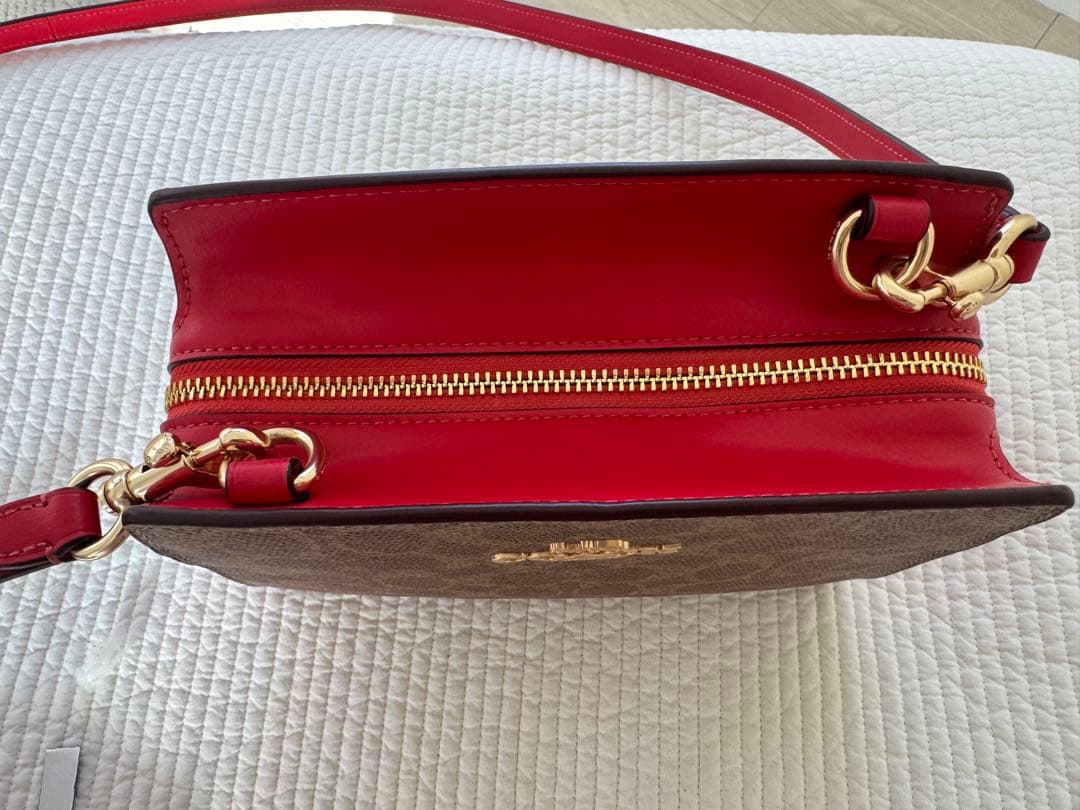 清水さまCOACH　シグネチャークロスボディ レディース