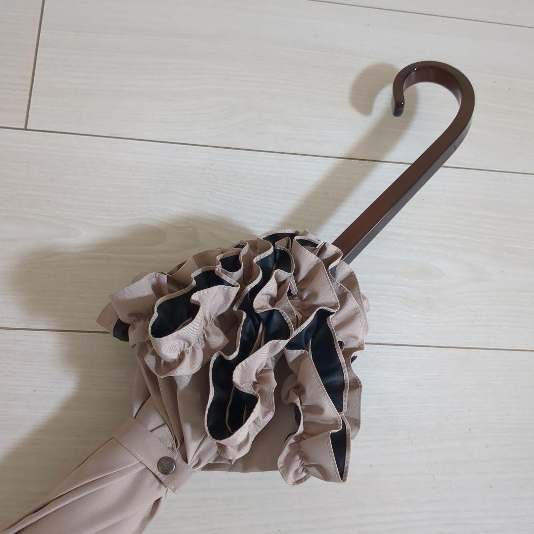 サンバリア100 長傘　M　ドームフリルピンク