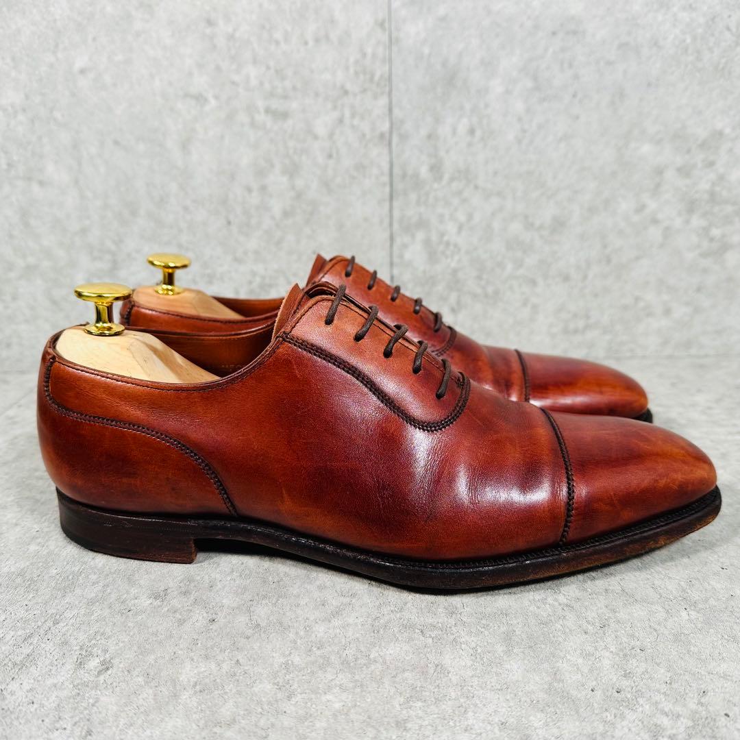 クロケット＆ジョーンズ ストレートチップ 内羽根 革靴 レザー 9780-11B