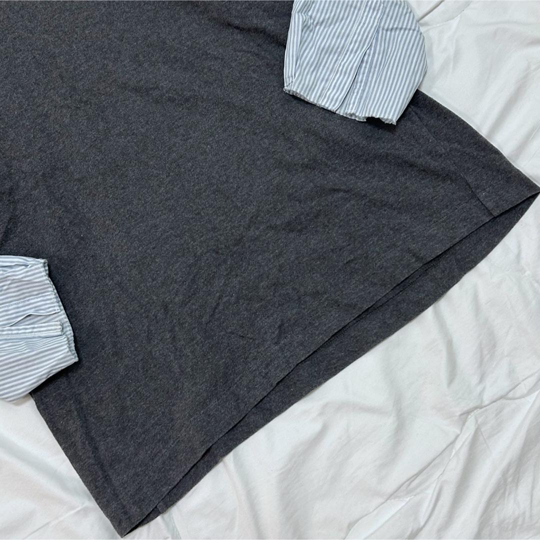 COMME des GARÇONS HOMME 田中オム 切り替え シャツ