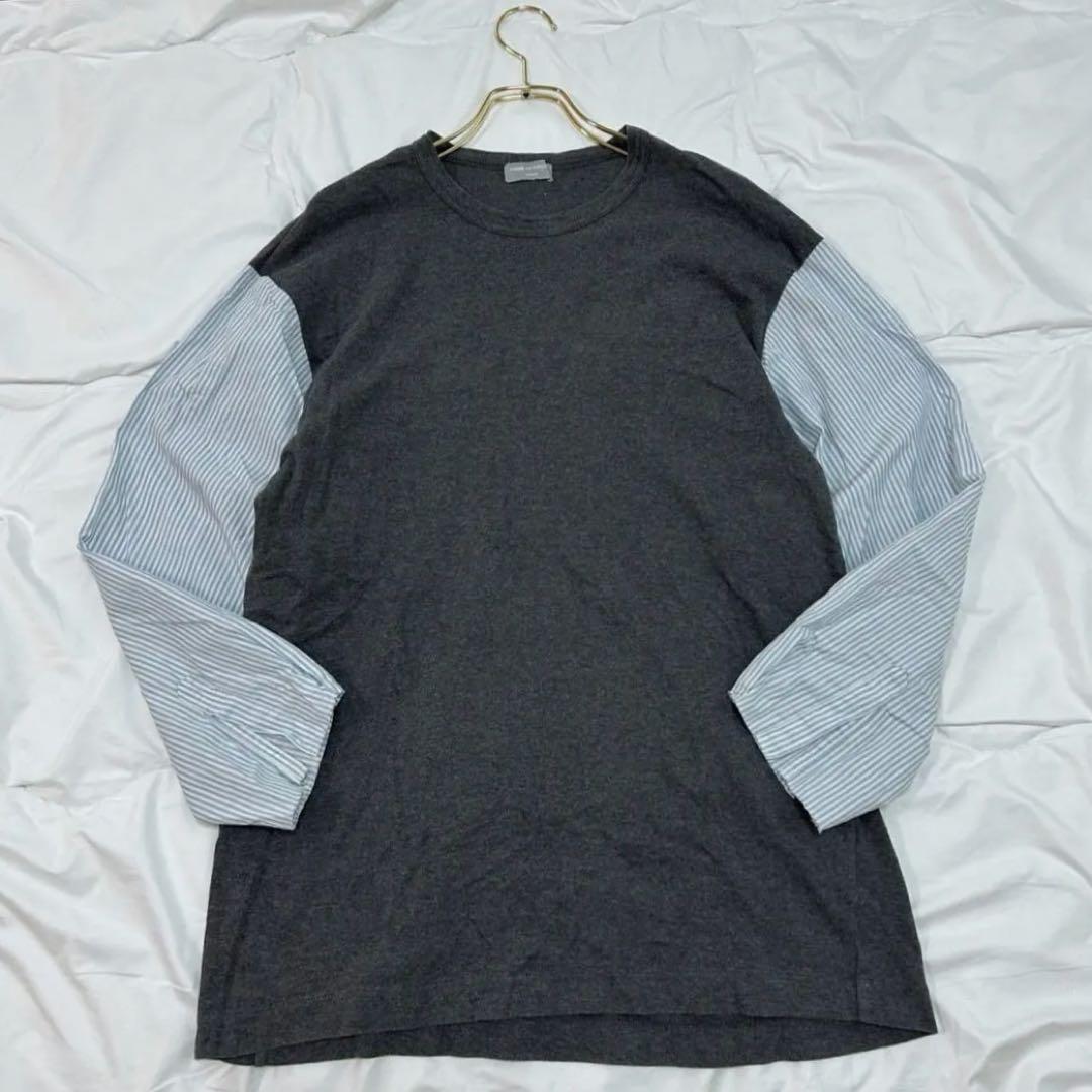 COMME des GARÇONS HOMME 田中オム 切り替え シャツ