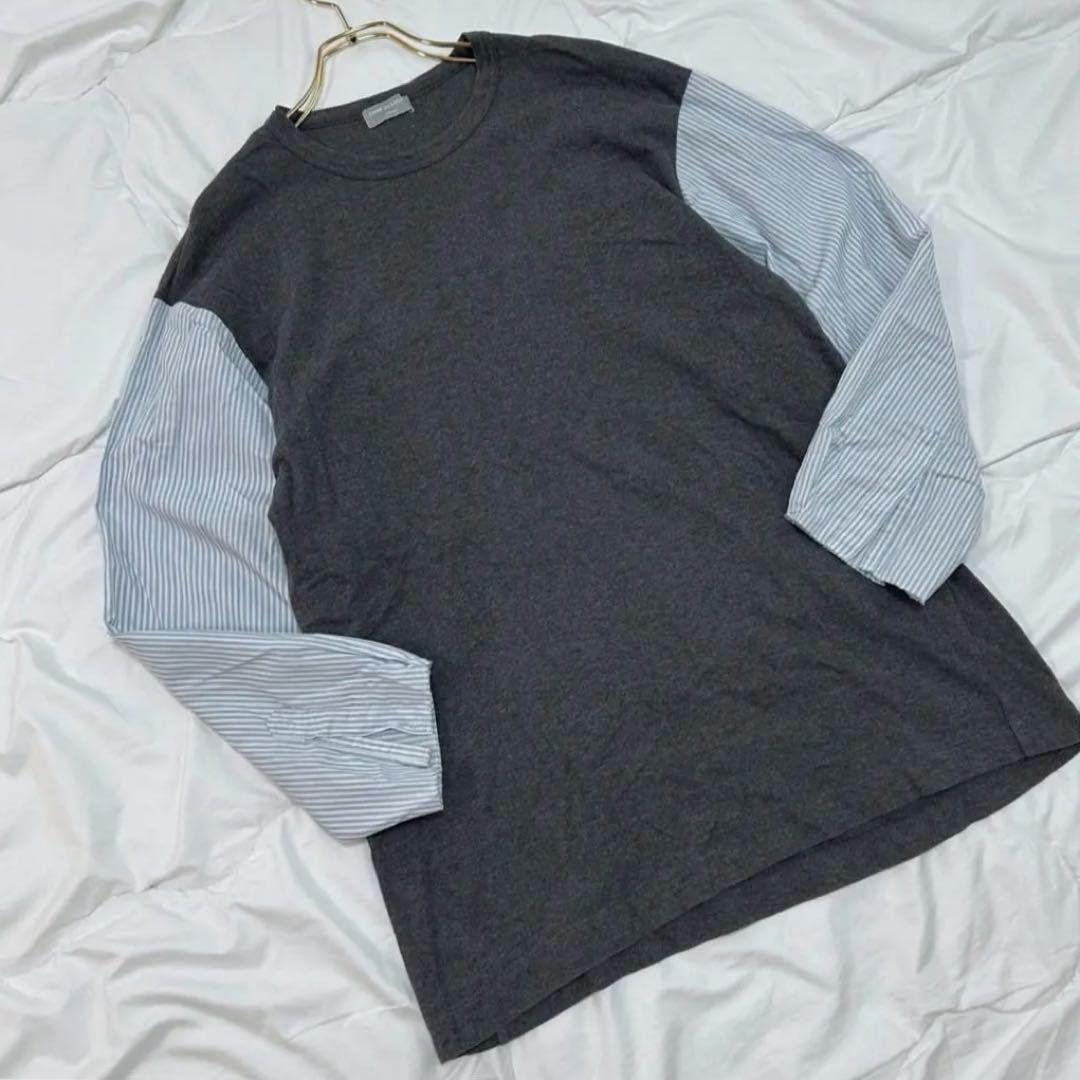 COMME des GARÇONS HOMME 田中オム 切り替え シャツ