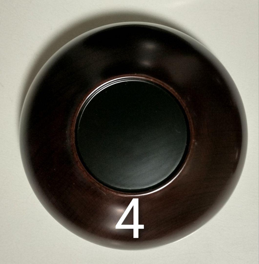 山中漆器　たに屋　木地呂内朱　ぼかし塗　応量器　1客　レアもの