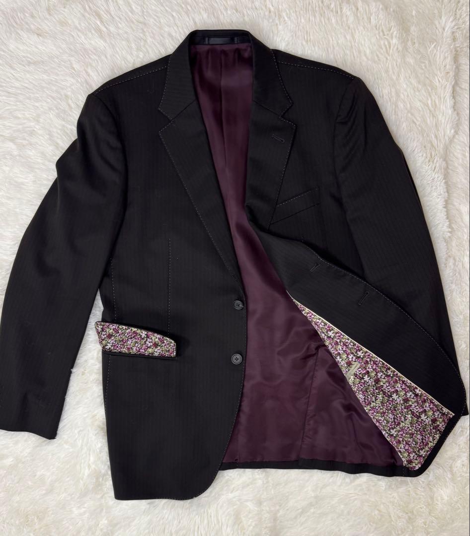 ポールスミス　裏地(一部花柄) Lサイズのスーツ