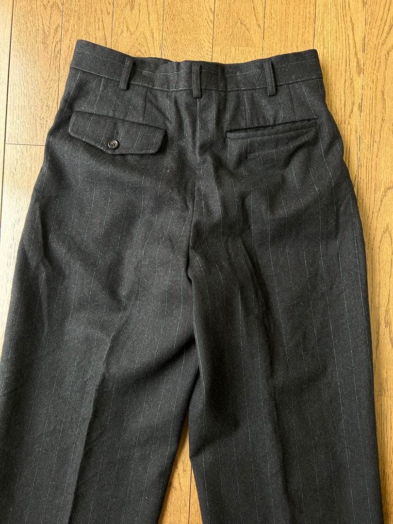 80s COMME des GARCONS HOMME ウールスラックス　M