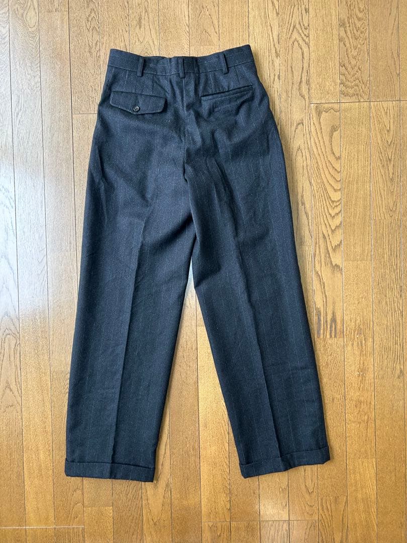80s COMME des GARCONS HOMME ウールスラックス　M