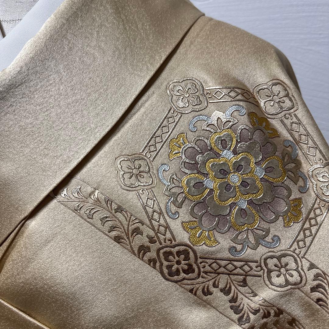 訪問着　豪華絢爛　トールサイズ　身丈160 美品　落款　パールトーン　ア-4