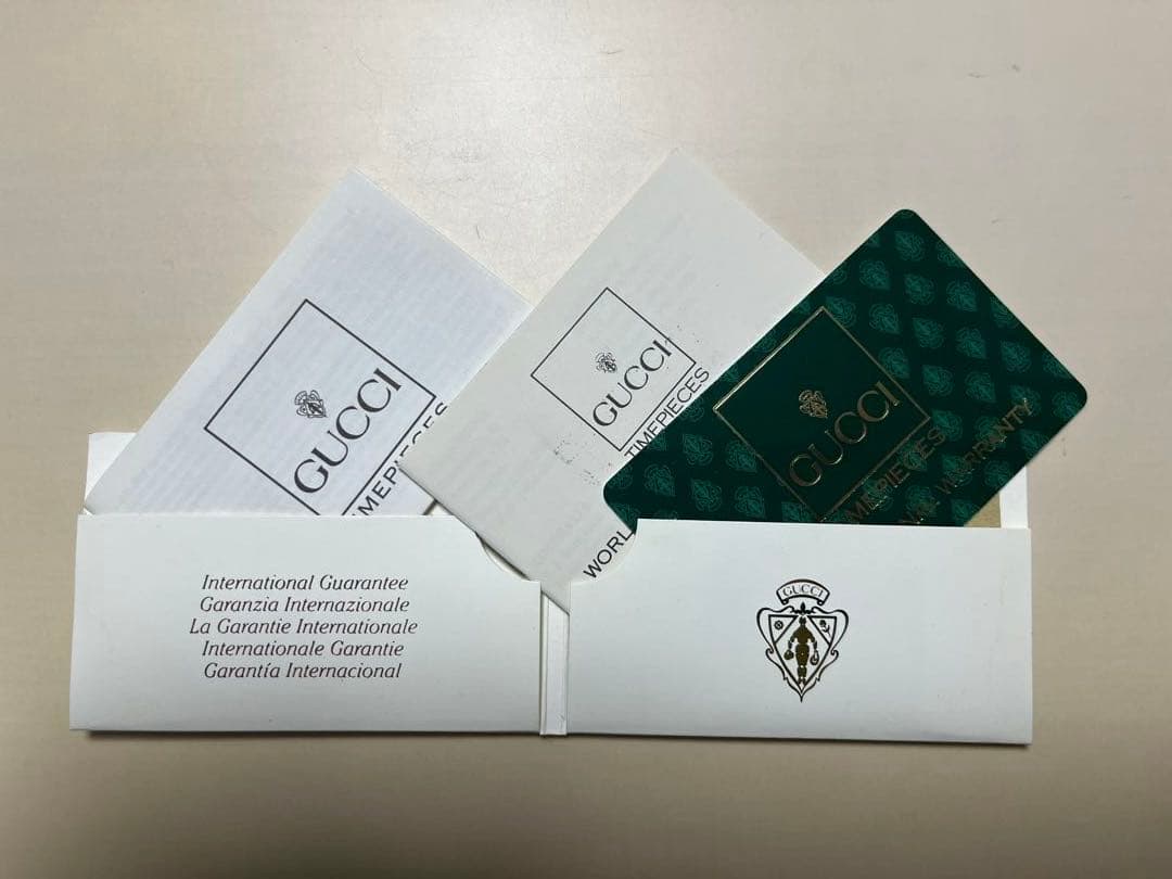 【完備品/保証書付き】GUCCI チェンジベゼル　11/12.2 クォーツ腕時計