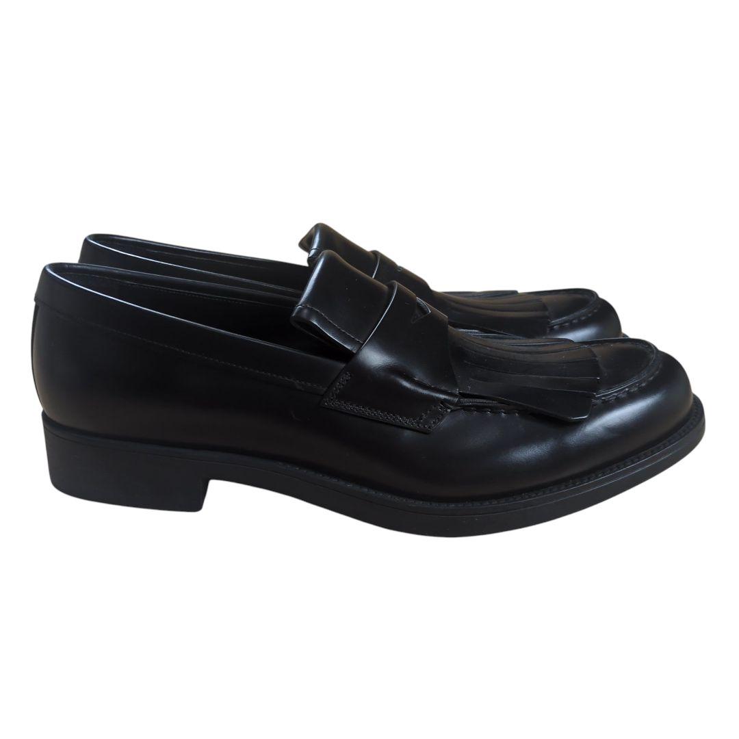 【未使用】PRADA フリンジ タッセル ペニーローファー