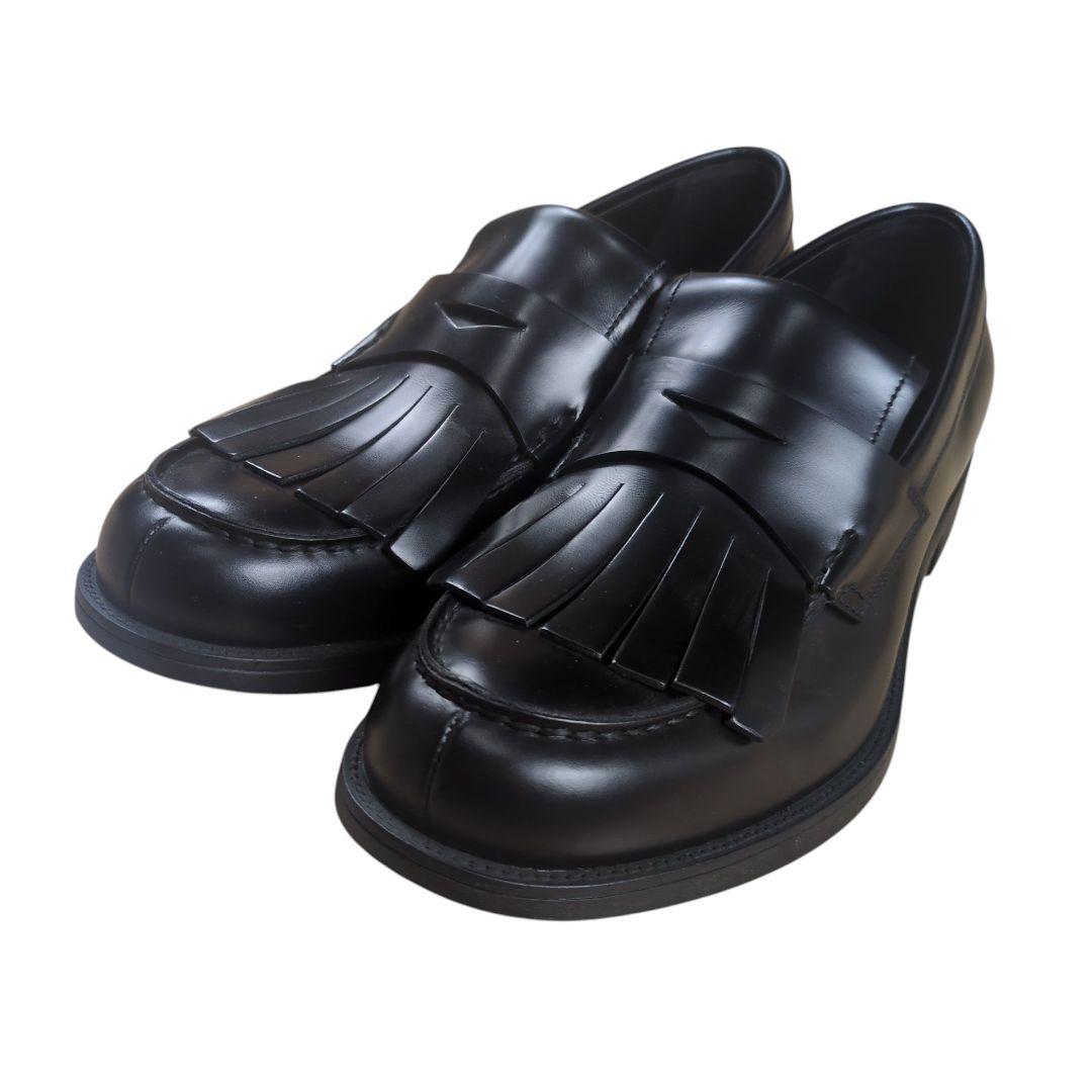 【未使用】PRADA フリンジ タッセル ペニーローファー