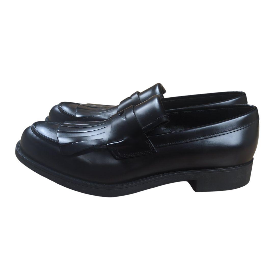 【未使用】PRADA フリンジ タッセル ペニーローファー