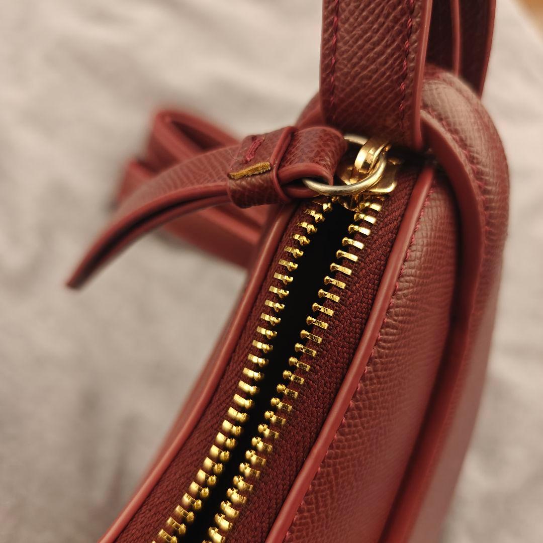 POLENE バーガンディ バッグ