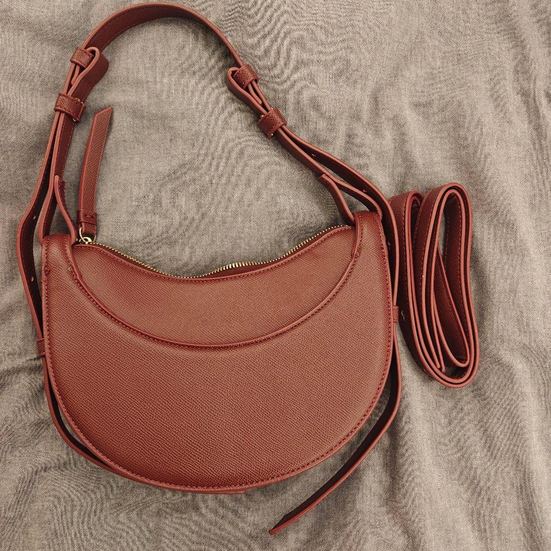 POLENE バーガンディ バッグ