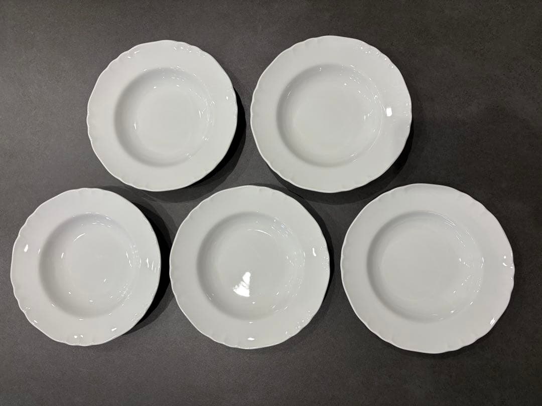 RichardGinori リチャードジノリ スープ皿　5枚セット　白磁