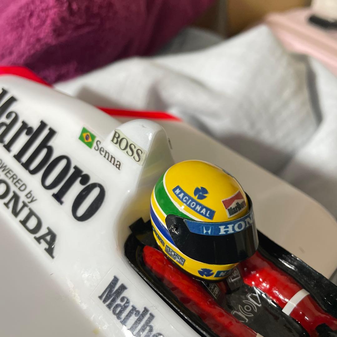 f103 1/10 ラジコン マクラーレン mp4/4 +ヘルメット