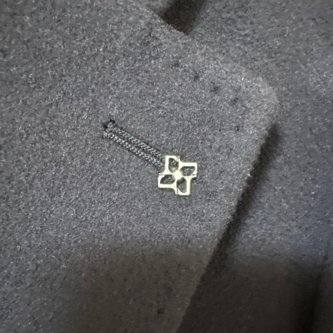 メル87642タリアトーレ　カシミヤ100% ネイビー チェスター