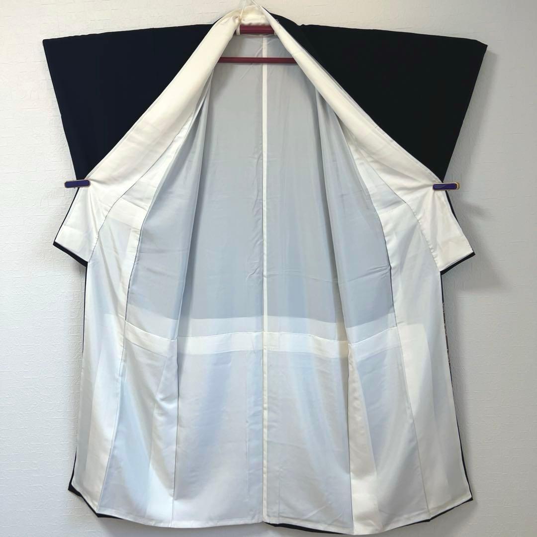 478 黒留袖フルセット 正絹 違い鷹の羽 御所車 鳳凰 松坂屋 高級 結婚式