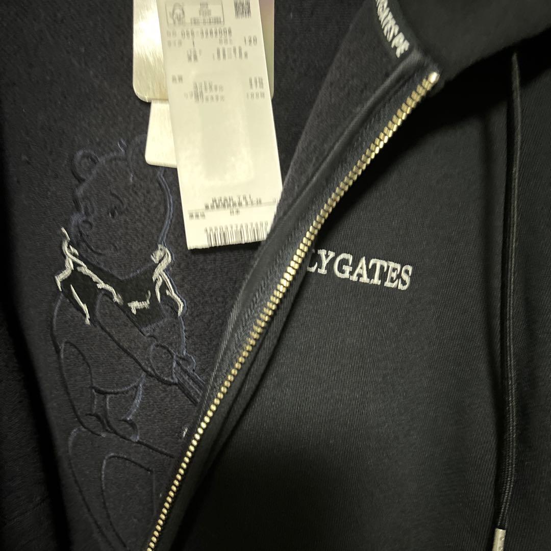 パーリーゲイツ　限定　プーさん パーカー　新品未使用　タグ付き　黒サイズ1