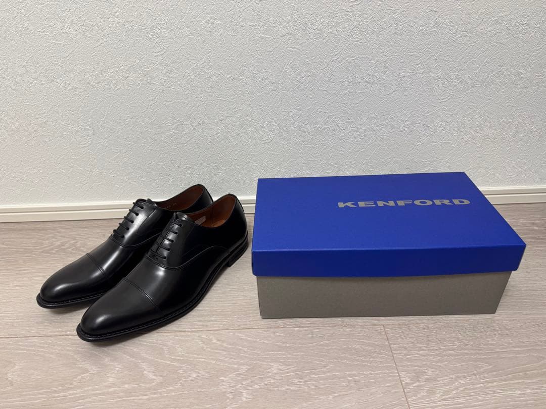 【未使用】KENFORD KB48 AJ ストレートチップ 黒 25cm 日本製