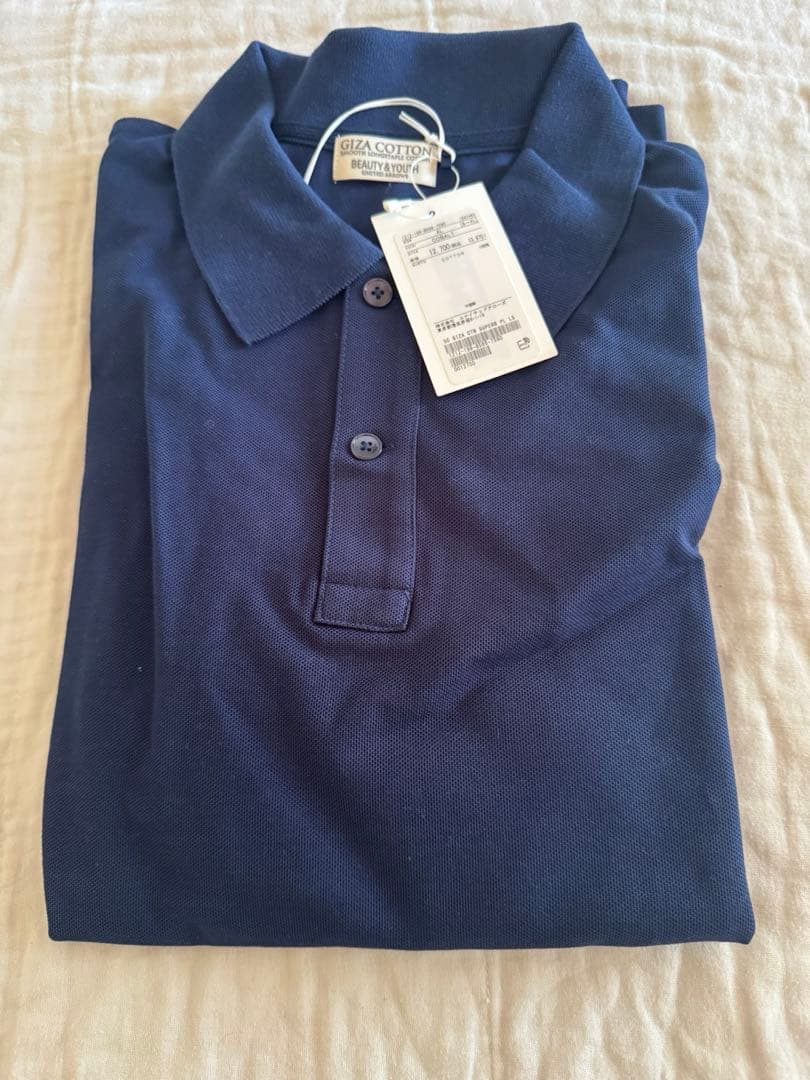 新品タグ付き　BEAUTY&YOUTH SUPERB ポロ 長袖カットソーXL