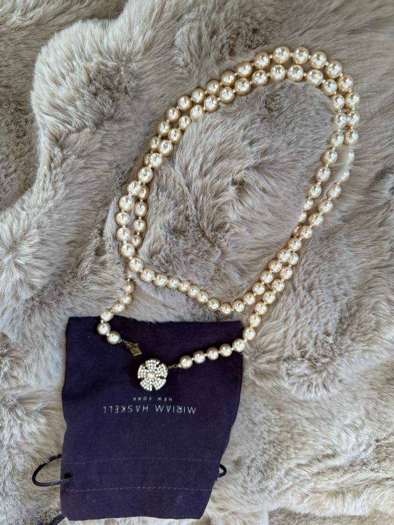 Miriam Haskell パールネックレス
