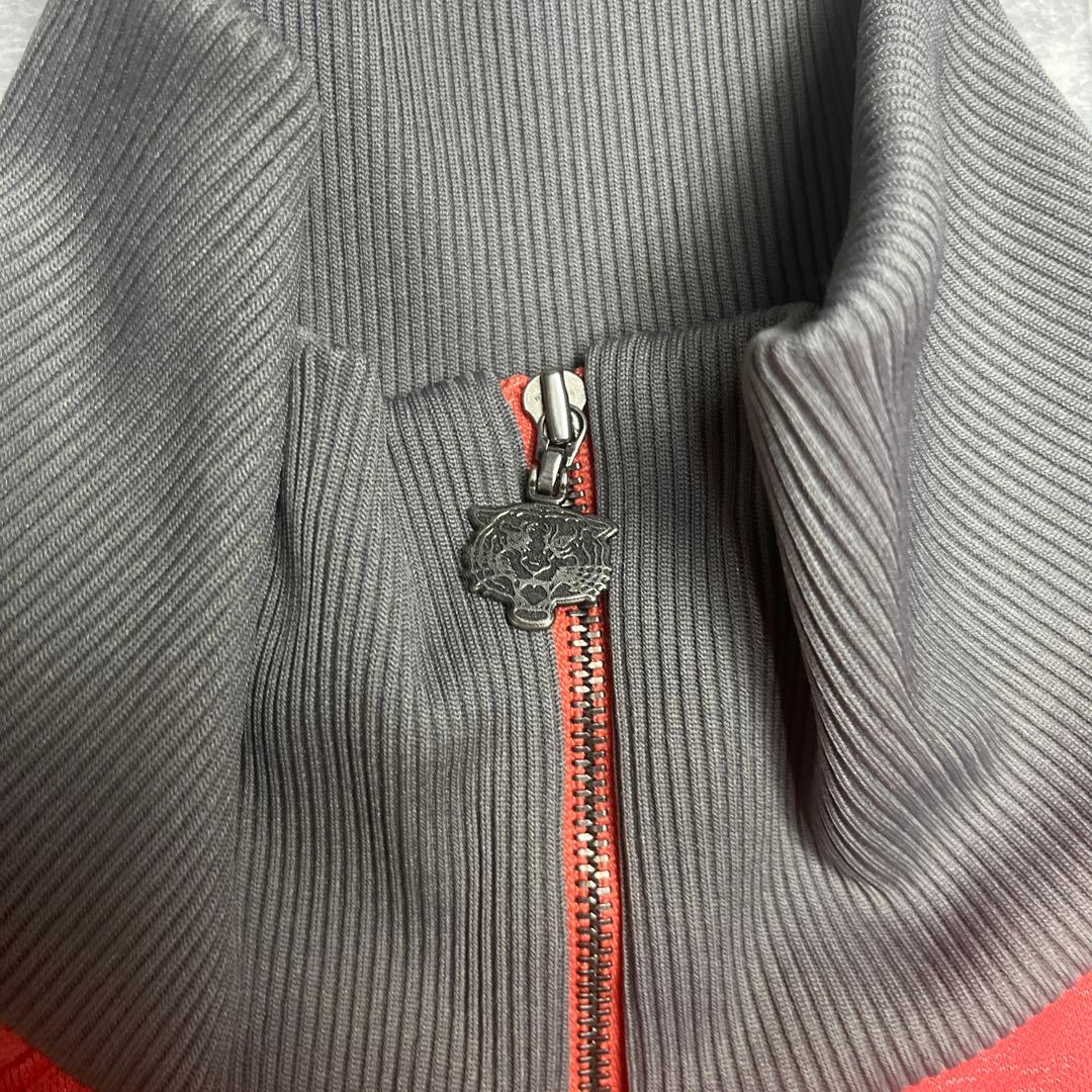 オニツカタイガー　総柄　背面タイガー刺繍　ラインストーン　トラックジャケット　L