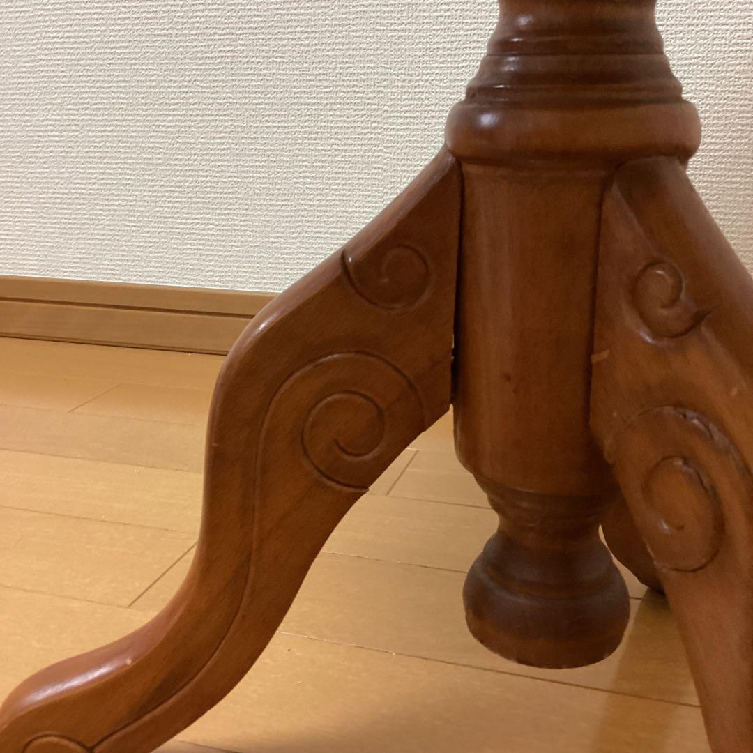 【イタリア製】アンティーク 象嵌細工 コーヒーテーブル／サイドテーブル