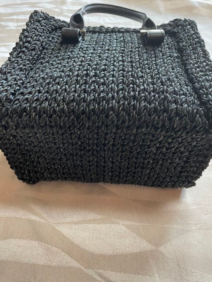 ⭐︎新品未使用⭐︎nouer ショルダーかごバッグ black