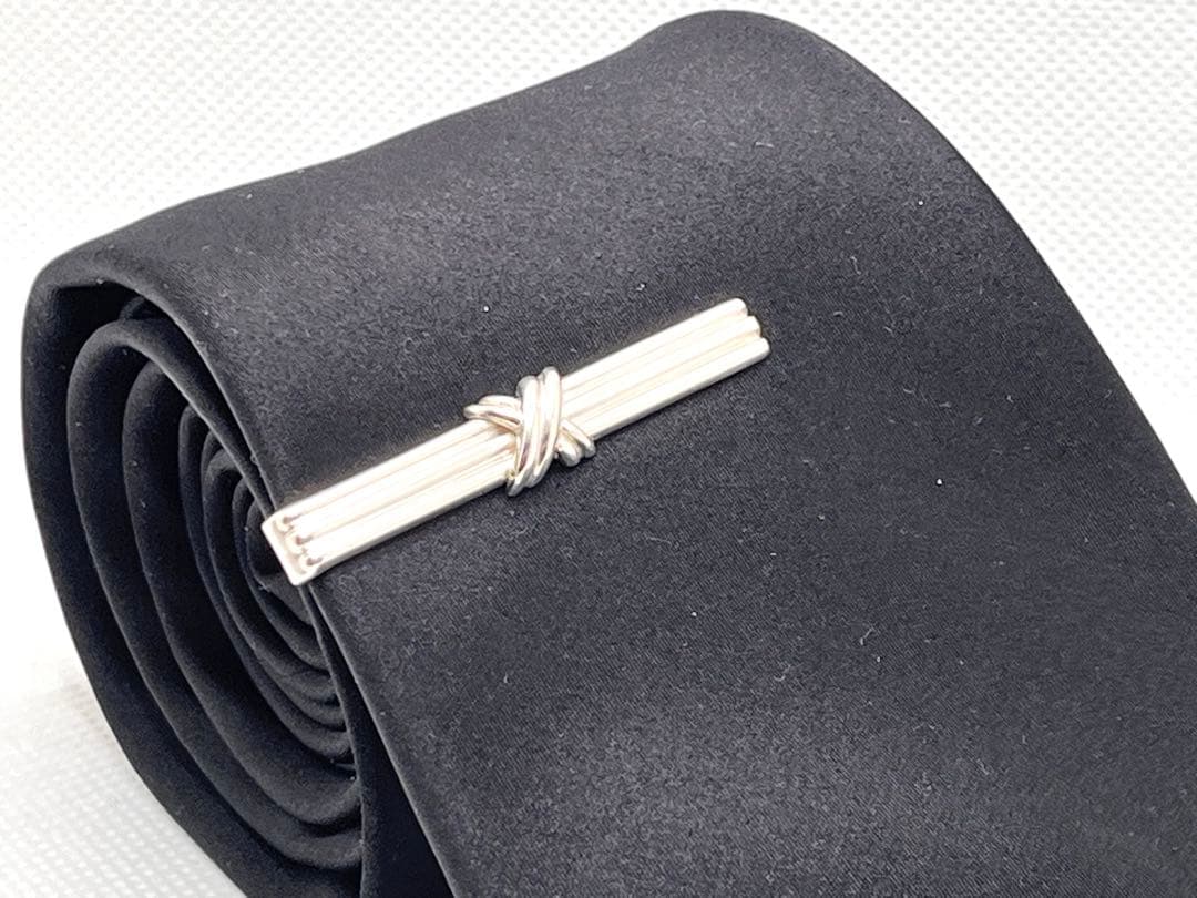 c309 美品　ティファニー　1992 シグネチャー　ネクタイピン　925