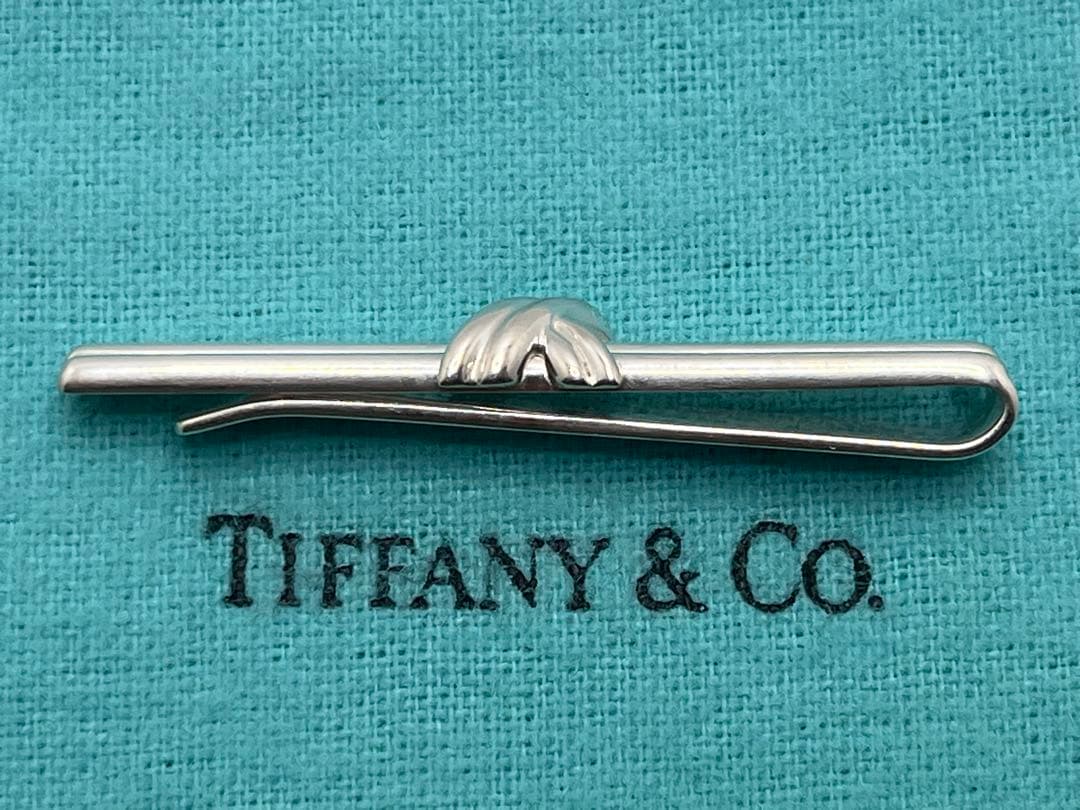 c309 美品　ティファニー　1992 シグネチャー　ネクタイピン　925