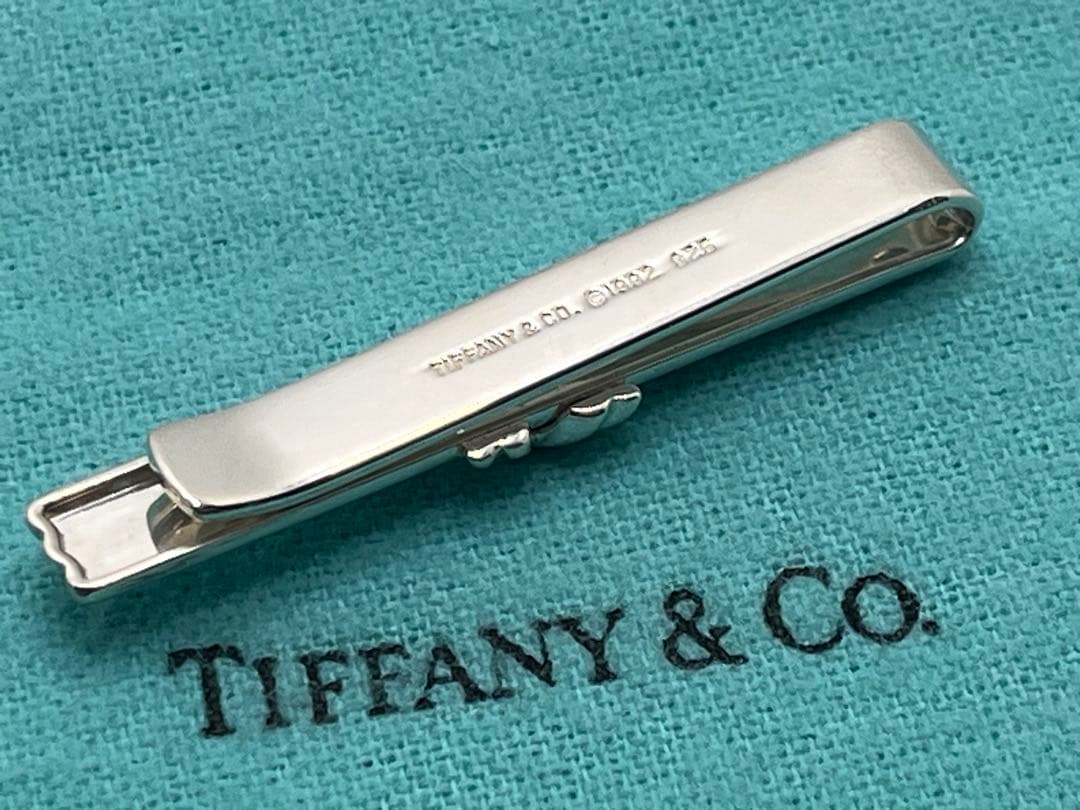 c309 美品　ティファニー　1992 シグネチャー　ネクタイピン　925