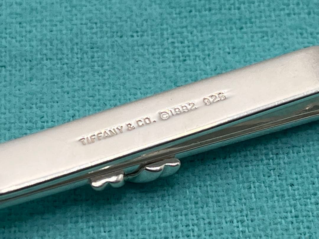 c309 美品　ティファニー　1992 シグネチャー　ネクタイピン　925