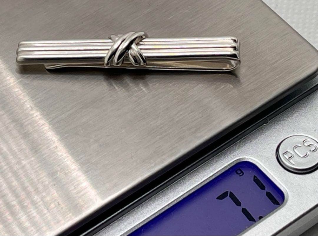 c309 美品　ティファニー　1992 シグネチャー　ネクタイピン　925