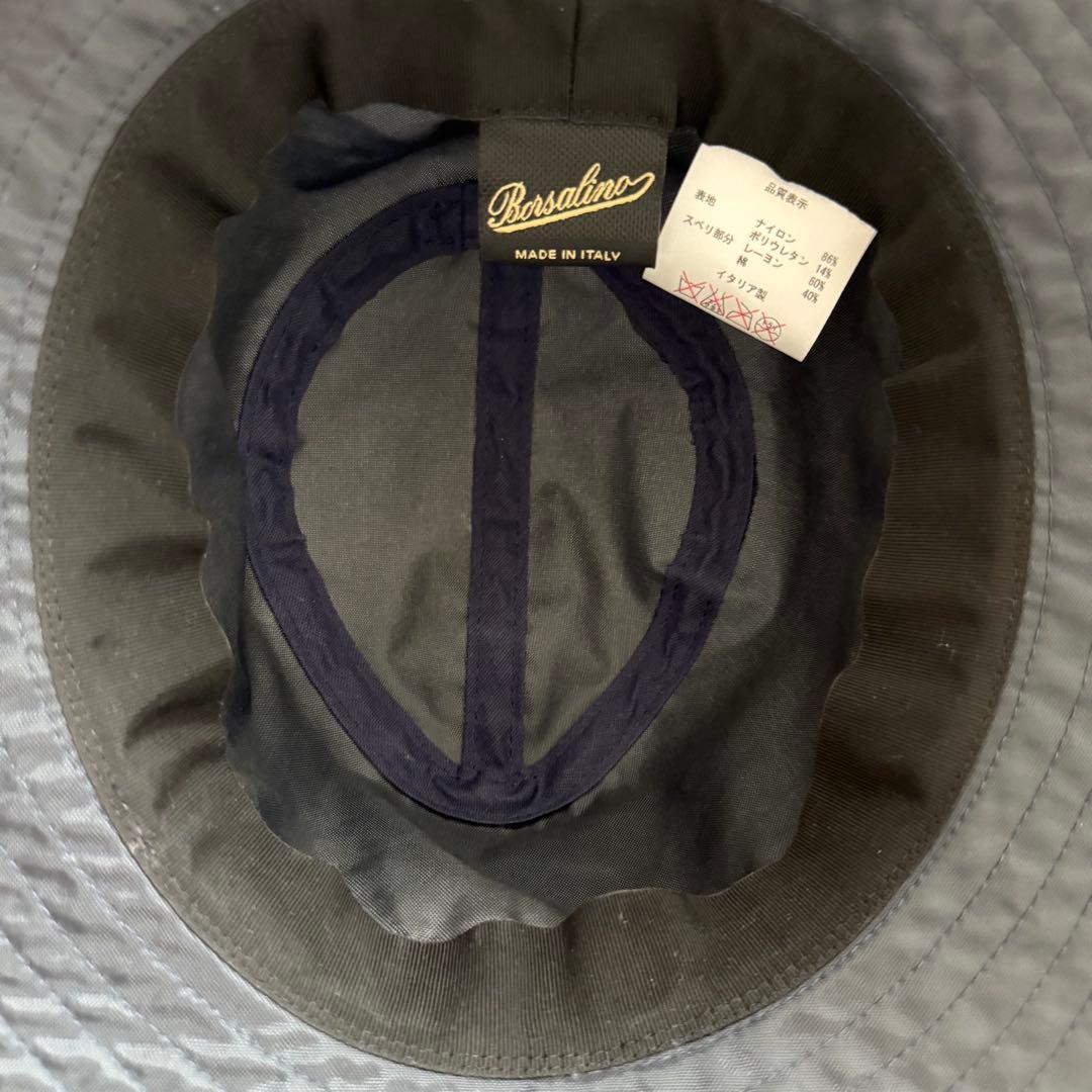 Borsalino ナイロンバケットハット ボルサリーノ