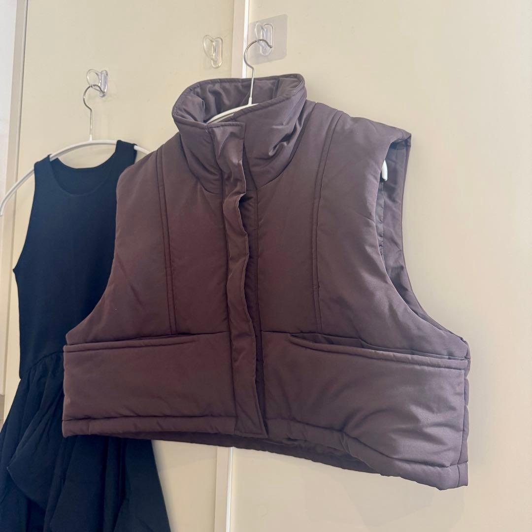 CAVEZA ROSSO カベサロッソ スタンドカラークロップドベスト