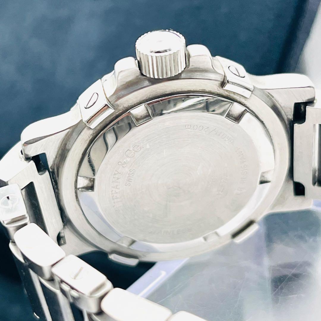 【美品/箱】Tiffany ダイバーズ 0711 12-322 ティファニー