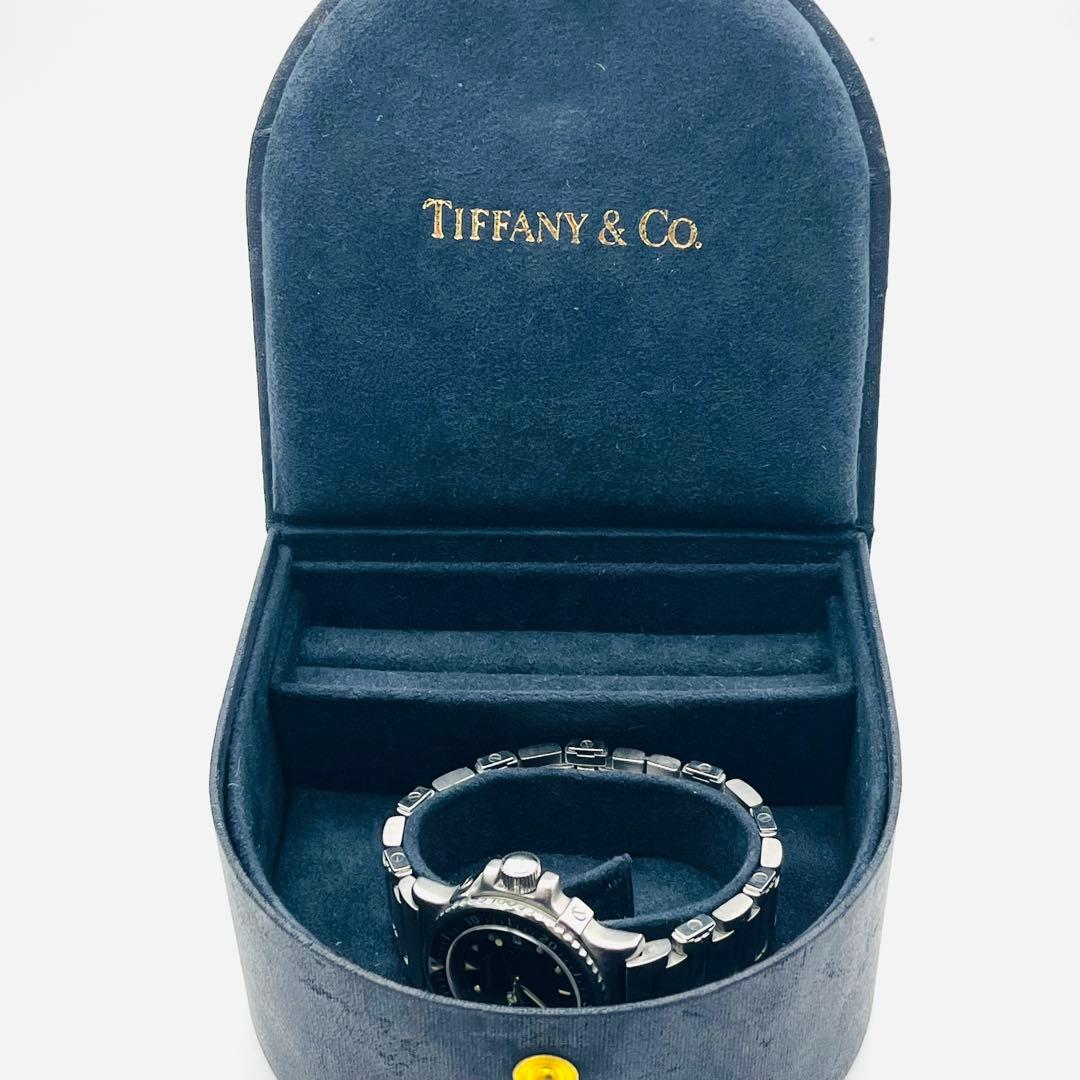 【美品/箱】Tiffany ダイバーズ 0711 12-322 ティファニー