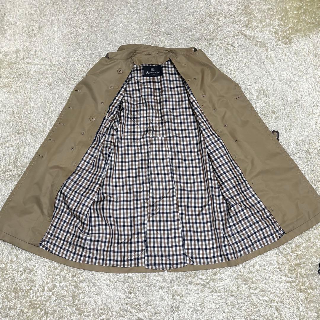 極美品 アクアスキュータムAquascutumトレンチコート ライナー付