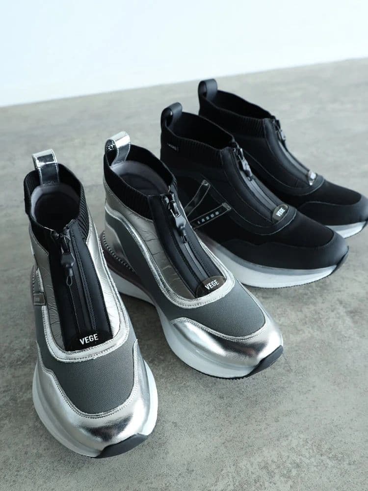 【美品】VEGA センタージップハイカットスニーカー　ヤマダヤ