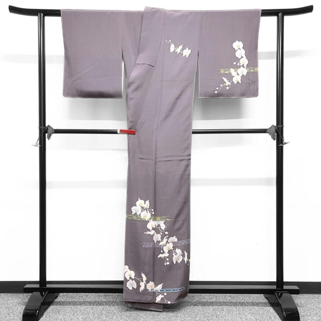 未着用　奥田勝将　付け下げ　本加賀友禅　証紙付き　花模様　着物　071w d