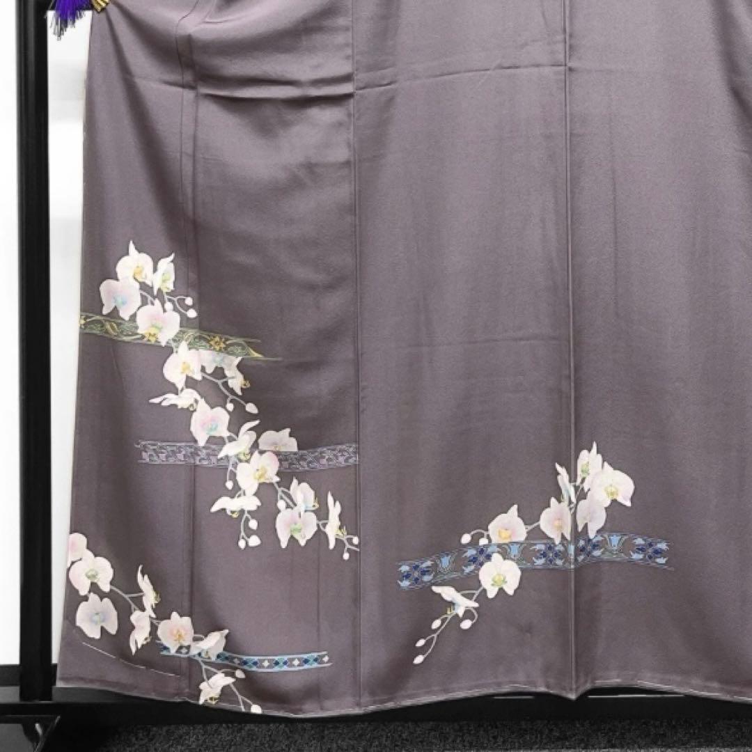未着用　奥田勝将　付け下げ　本加賀友禅　証紙付き　花模様　着物　071w d